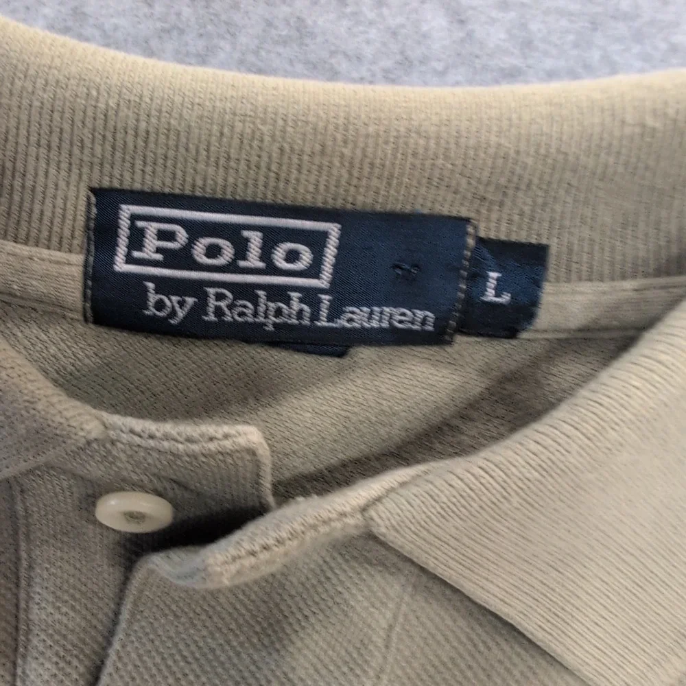 Polo Ralph Lauren Mens Polo Shirt Size L Short Sleeve Light Green Classic Casual - Picture 2 of 4